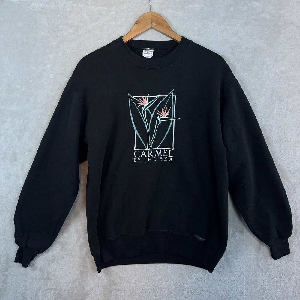 Crazy Shirts Vintage 80s Carmel By The Sea Sweatshirt Men's Size Large Retro